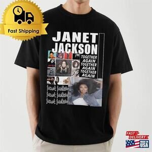 Janet Jackson Shirt  North American Tour Double Side For Fan